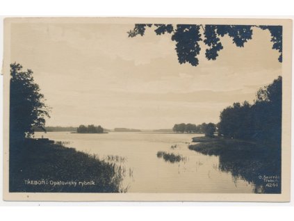 24 - Jindřichohradecko, Třeboň, Opatovický rybník, cca 1924