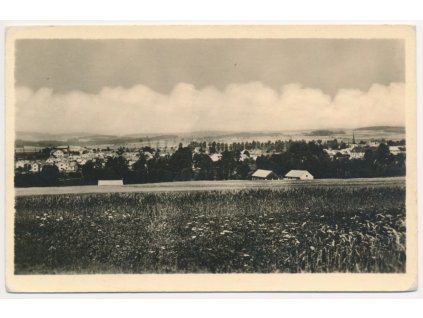 24 - Jindřichohradecko, Nová Včelnice, celkový pohled, cca 1957