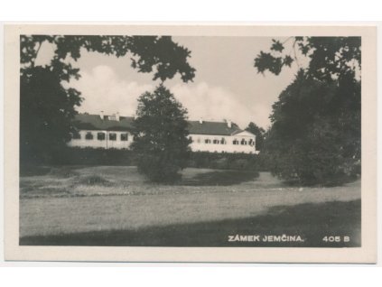 24 - Jindřichohradecko, Jemčina, Zámek, cca 1936