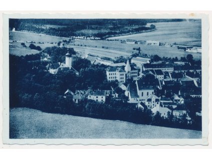 24 - Jindřichohradecko, Stráž nad Nežárkou, celkový pohled, cca 1940