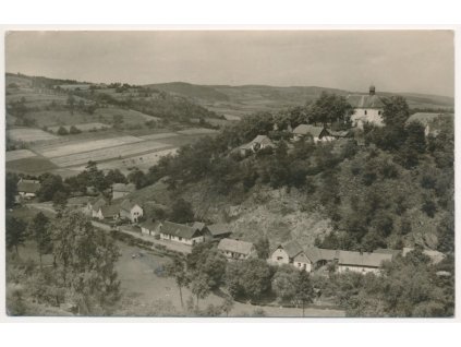 50 - Praha - východ, Stříbrná Skalice, celkový pohled, cca 1968