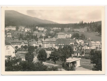 66 - Trutnovsko, Krkonoše, Špindlerův Mlýn, celkový pohled, cca 1949