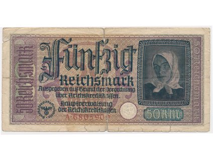 Německo, 50 Marek, 1939-1944, oběhový stav