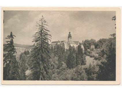 32 - Liberecko, Jablonné v Podještědí,  zámek Lemberk, cca 1949