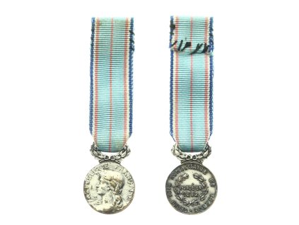 Francie, AE pamětní Koloniální medaile, stuha bez štítku, stav 1/1/1