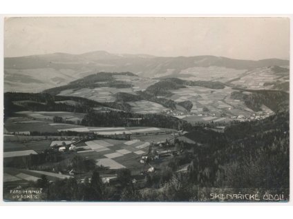 66 - Trutnovsko, Sklenářovické údolí, celkový pohled, foto Hanuš, cca 1938