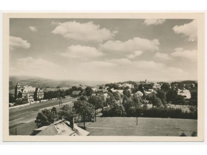 58 - Semilsko, Vysoké nad Jizerou, celkový pohled, cca 1952