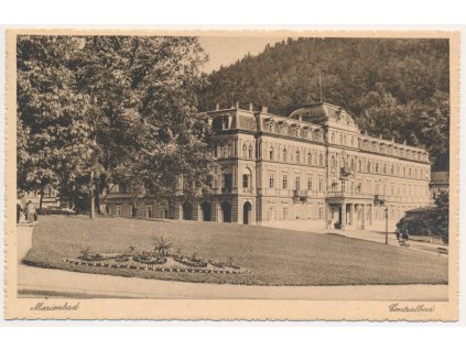 08 - Chebsko, Mariánské Lázně (Marienbad), Centralbad, cca 1930