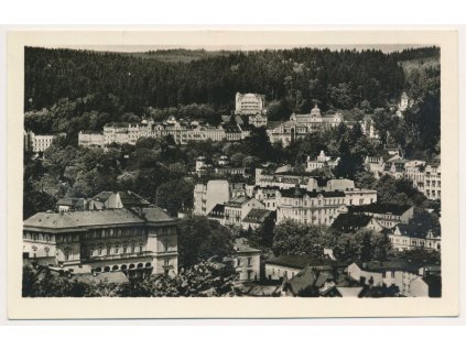 08 - Chebsko, Mariánské Lázně (Marienbad), Celkový pohled, cca 1949