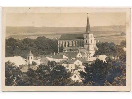 61 - Svitavsko, Litomyšl, pohled na město, kostel, cca 1926