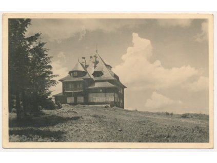 57 - Rychnovsko, Orlické hory, Chata KČT - Masarykova chata, cca 1943
