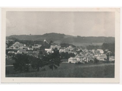 70 - Orlickoústecko, Jablonné nad Orlicí, celkový pohled, cca 1945