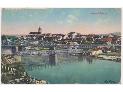 28 - Klatovsko, Horažďovice, celkový pohled, cca 1911