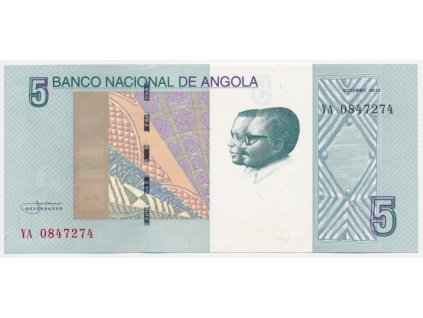 Angola, 5 Kwanzas, 2012, stav UNC