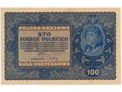 Polsko, 100 Polských Marek, 1919, stav 2