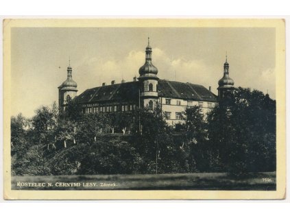 50 - Praha-východ, Kostelec nad Černými lesy, Zámek, cca 1937