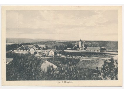 51 - Praha-západ, Levý Hradec, celkový pohled, cca 1925