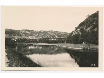 05 - Brno-venkov, Ivančice, partie u řeky, cca 1947