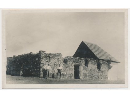 61 - Svitavsko, Trosky kláštera sv. Máří Magdaleny u Svojanova, cca 1935