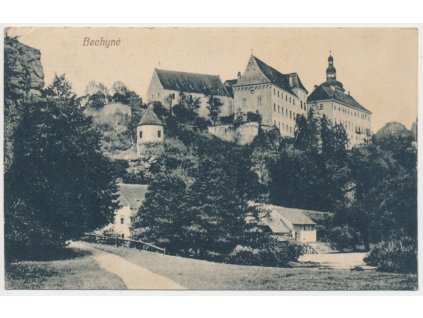 64 - Táborsko, Bechyně, Zámek, cca 1922