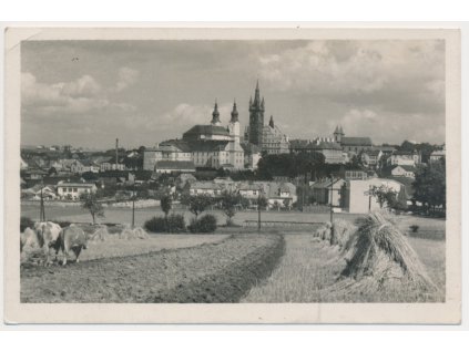 28 - Klatovy, pohled na město  cca 1944