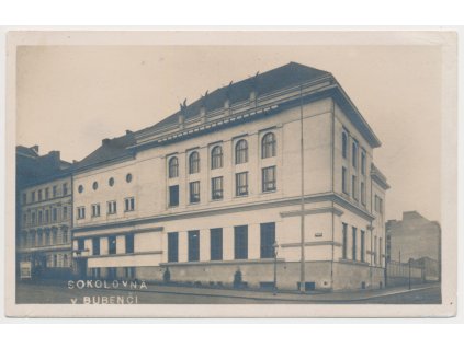 49 - Praha, Bubeneč, Sokolovna, cca 1930