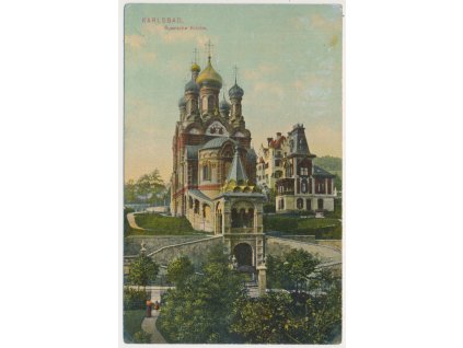 25 - Karlovy Vary (Karlsbad), Russische kirche, cca 1917