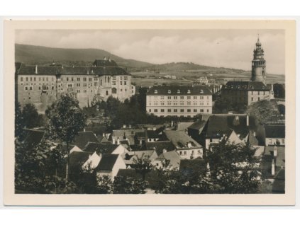 13 - Český Krumlov, pohled na město, cca 1935