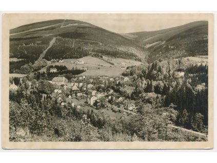 66 - Trutnovsko, Janské Lázně, celkový pohled, cca 1951