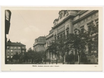 49 - Praha, Bubeneč, Akademie výtvarných umění, cca 1938