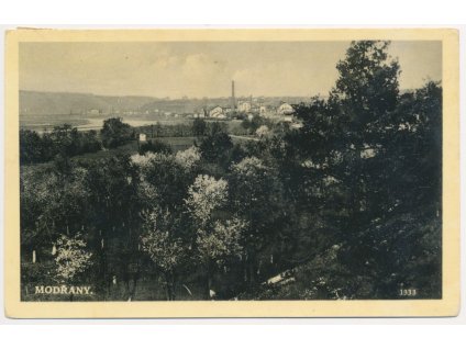 49 - Praha, Modřany, celkový pohled, cca 1939