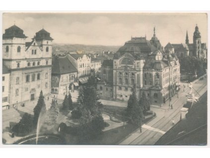 Slovensko, Košice, Národné divadlo, dóm, cca 1950