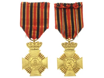 Belgie, AE pamětní medaile Za dlouholetou službu, stuha, stav 1/1/1