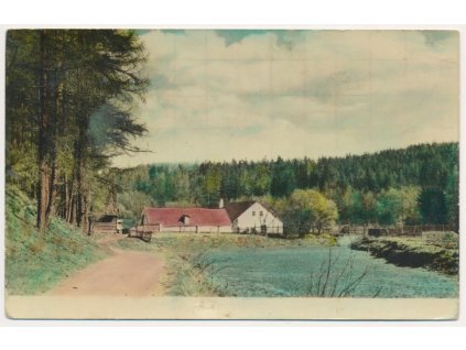 27 - Kladensko, Unhošť, Roučmídův mlýn, cca 1950