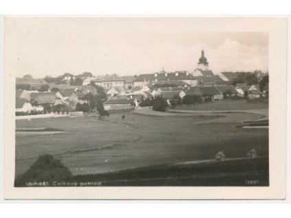 27 - Kladensko, Unhošť, Celkový pohled, cca 1939