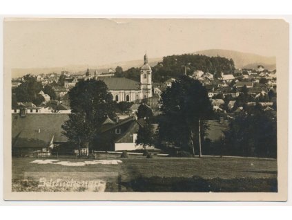 14 - Děčínsko, Šluknov, celkový pohled, cca 1932