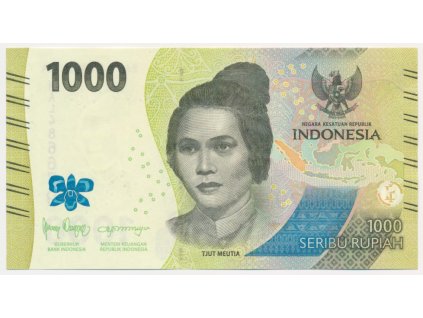 Indonésie, 1000 Rupiah, 2022, stav UNC