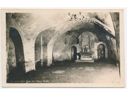 02 - Berounsko, Svatý Jan pod Skalou, Starý kostel, cca 1929