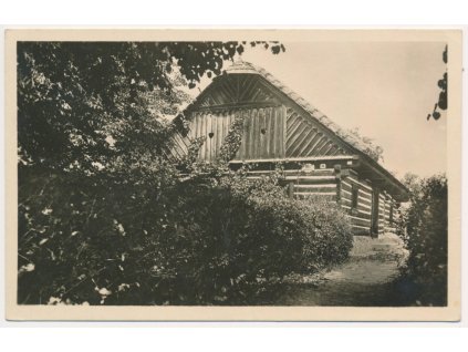 02 - Berounsko, Hudlice, Rodný domek J. Jungmanna, cca 1936