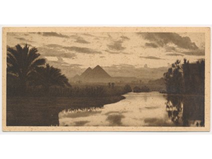 Egypt, Káhira, At Twilight, No. 14, cca 1920