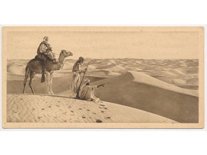 Egypt, Lookout into the Desert, No. 37, cca 1920