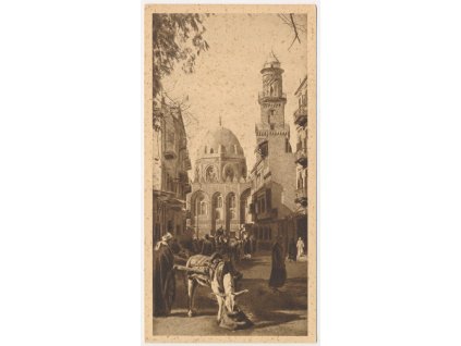 Egypt, Káhira, The Mosque of Sultan Kalaoun, No. 23, cca 1920