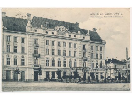 Ukrajina, Czernowitz, Handels u. Gewerbekammer, cca 1915
