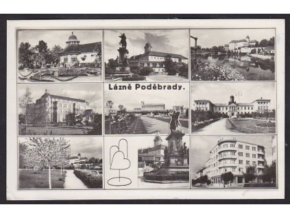 40 - Nybmursko, Lázně Poděbrady, grafo Čuda, cca 1940