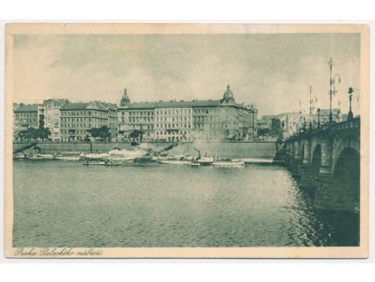 49 - Praha, Palackého nábřeží, cca 1920