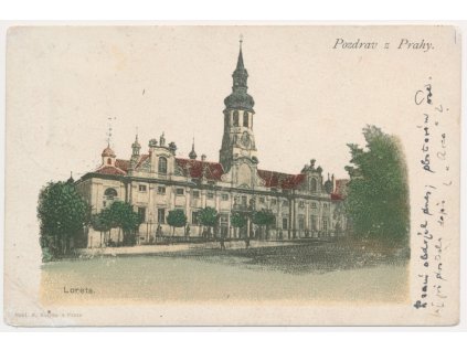 49 - Praha, Loreta, prošlá poštou 1899