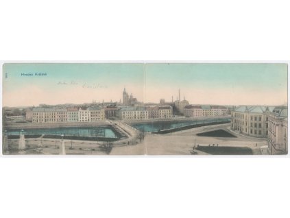 19 - Hradec Králové, Pohled na město, velký formát, cca 1904