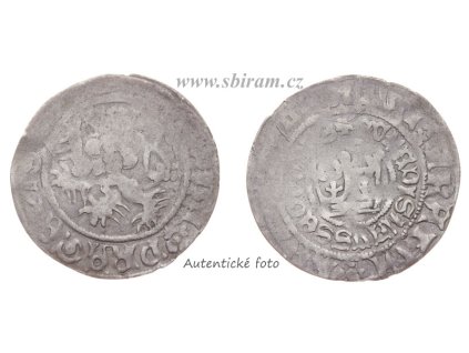 Vladislav II. Jagelonský (1471-1516), Ag (stříbrná) mince 1 Pražský groš, stav -1/1-