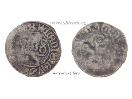 Ludvík II. Jagelonský (1516-1526), Ag (stříbrná) mince 1 Parvus, oběhový stav