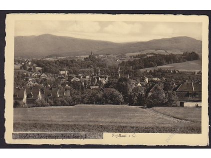 32 - Liberecko, Frýdlant v Čechách (Friedlan), cca 1946